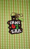 ITH Digital Embroidery Pattern for In My 67 ERA Snap Tab / Keychain, 4X4 Hoop