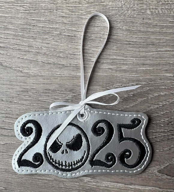 ITH Digital Embroidery Pattern for Jack S 2025 Ornament, 4X4 Hoop