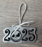ITH Digital Embroidery Pattern for Jack S 2025 Ornament, 4X4 Hoop