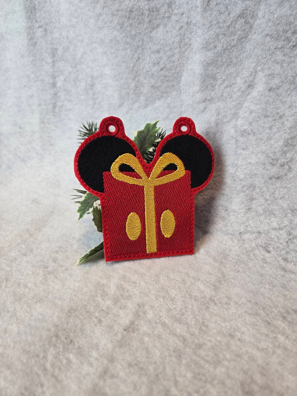 ITH Digital Embroidery Pattern for Mick Package Banner/Garland Piece, 4X4 Hoop