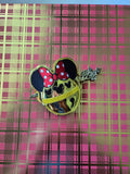ITH Digital Embroidery Pattern for Minn Jingle Bell Hair Bun Holder, 4X4 Hoop