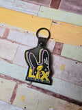 ITH Digital Embroidery Pattern for Super Bowl LX Bad Bunny, Snap Tab / Keychain, 4X4 Hoop
