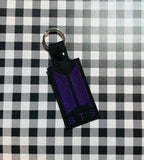 ITH Digital Embroidery Pattern for BTS Snap Tab / Keychain, 4X4 Hoop