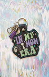 ITH Digital Embroidery Pattern for In My Cat Mom ERA Snap Tab / Keychain, 4X4 Hoop