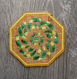 ITH Digital Embroidery Pattern for Whirl Swirl Coaster, 4X4 Hoop