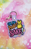 ITH Digital Embroidery Pattern for Oh for Peep Sake Snap Tab / Keychain, 4X4 Hoop