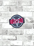 ITH Digital  Embroidery Pattern for Motley Crue Patch, 4X4 Hoop
