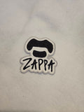 ITH Digital Embroidery Pattern for F Zappa Patch 3 1/8" X 3 1/2" ,  4X4 Hoop