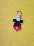ITH Digital Embroidery Patter for Mick Easter Egg Snap Tab / Keychain, 4X4 Hoop