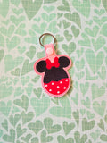 ITH Digital Embroidery Pattern for Minn Easter Egg Snap Tab / Keychain, 4X4 Hoop