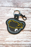 ITH Digital Embroidery Pattern for Turbonegro Snap Tab / Keychain, 4X4 Hoop