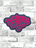 ITH Digital Embroidery Pattern for Dire Straits Patch, 4X4 Hoop