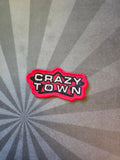 ITH Digital Embroidery Pattern for Crazy Town Patch, 4X4 Hoop