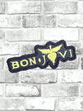 ITH Digital Embroidery Pattern for Bon Jovi Patch, 4X4 Hoop