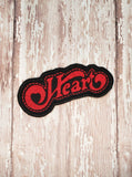 ITH Digital Embroidery Pattern for Heart Patch, 4X4 Hoop
