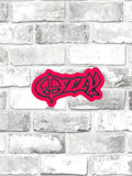 ITH Digital Embroidery Pattern for Ozzy Patch, 4X4 Hoop