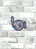 ITH Digital Embroidery Pattern for Phish Patch, 4X4 Hoop