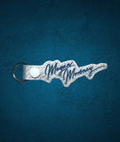 ITH Digital Embroidery Pattern for Megan Moroney Snap Tab / Keychain, 4X4 Hoop