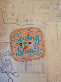 ITH Digital Embroidery Pattern for Sewing Diva Spool Coaster, 4X4 Hoop