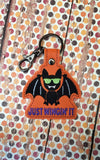 Just Wingin' It ITH Digital Embroidery Pattern Snap Tab / Keychain, 4X4 Hoop