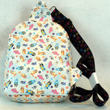Mini Backpack Sling Bag, Size 115% Bluee - Sup Mario Gang