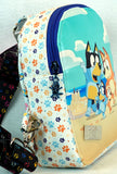 Mini Backpack Sling Bag, Size 115% Bluee - Sup Mario Gang