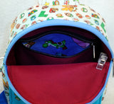 Mini Backpack Sling Bag, Size 115% Bluee - Sup Mario Gang
