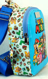 Mini Backpack Sling Bag, Size 115% Bluee - Sup Mario Gang