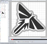 ITH Digital Embroidery Pattern for Last of Us Firefly Patch, 4X4 Hoop