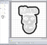 ITH Digital Embroidery Pattern Misfit Patch, 4X4 Hoop