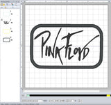ITH Digital Embroidery Pattern for Pink Floyd Patch, 4X4 Hoop