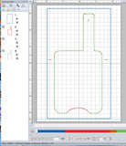 ITH Digital Embroidery Pattern for Vape Clip Case, 5X7 Hoop