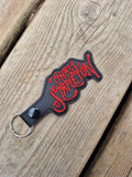 ITH Digital Embroidery Pattern for Chris Stapleton Snap Tab / Keychain, 4X4 Hoop