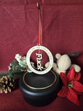 Laser Engraved Christmas Ornament's Adult Theme 1