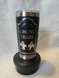 Ghost Tears Halloween Label 20oz Laser engraved tumbler