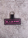 ITH Digital Embroidery Pattern for Blackpink Snap Tab / Key Chain, 4X4 Hoop