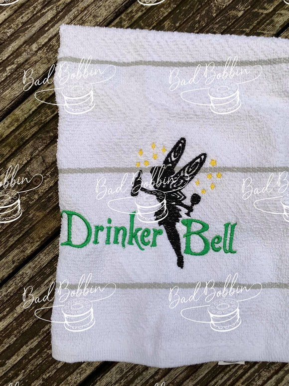 ITH Digital Embroidery Pattern for Drinker Bell 5X7 Design, 5X7 Hoop