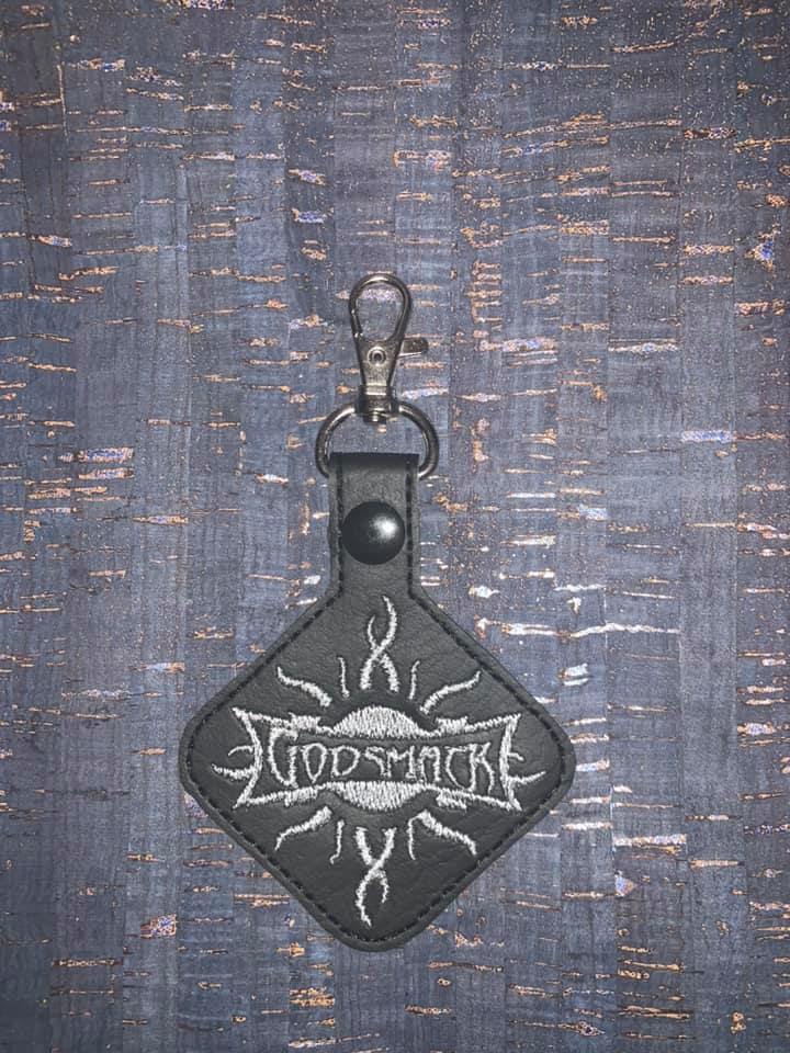 ITH Digital Embroidery Pattern For Godsmack Snap Tab / Key Chain, 4X4 ...