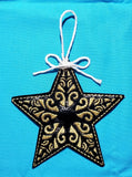 ITH Digital Embroidery Pattern for Star Ornament, 4X4 Hoop