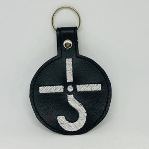 ITH Digital Embroidery Pattern for Blue Oyster Cult Snap Tab / Keychain, 4X4 Hoop