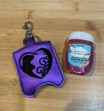 ITH Digital Embroidery Pattern for Dog Cat Heart Swirl Sanitizer Holder, 5X7 Hoop