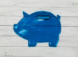 ITH Digital Embroidery Pattern for Piggy Bank, 4X4 Hoop