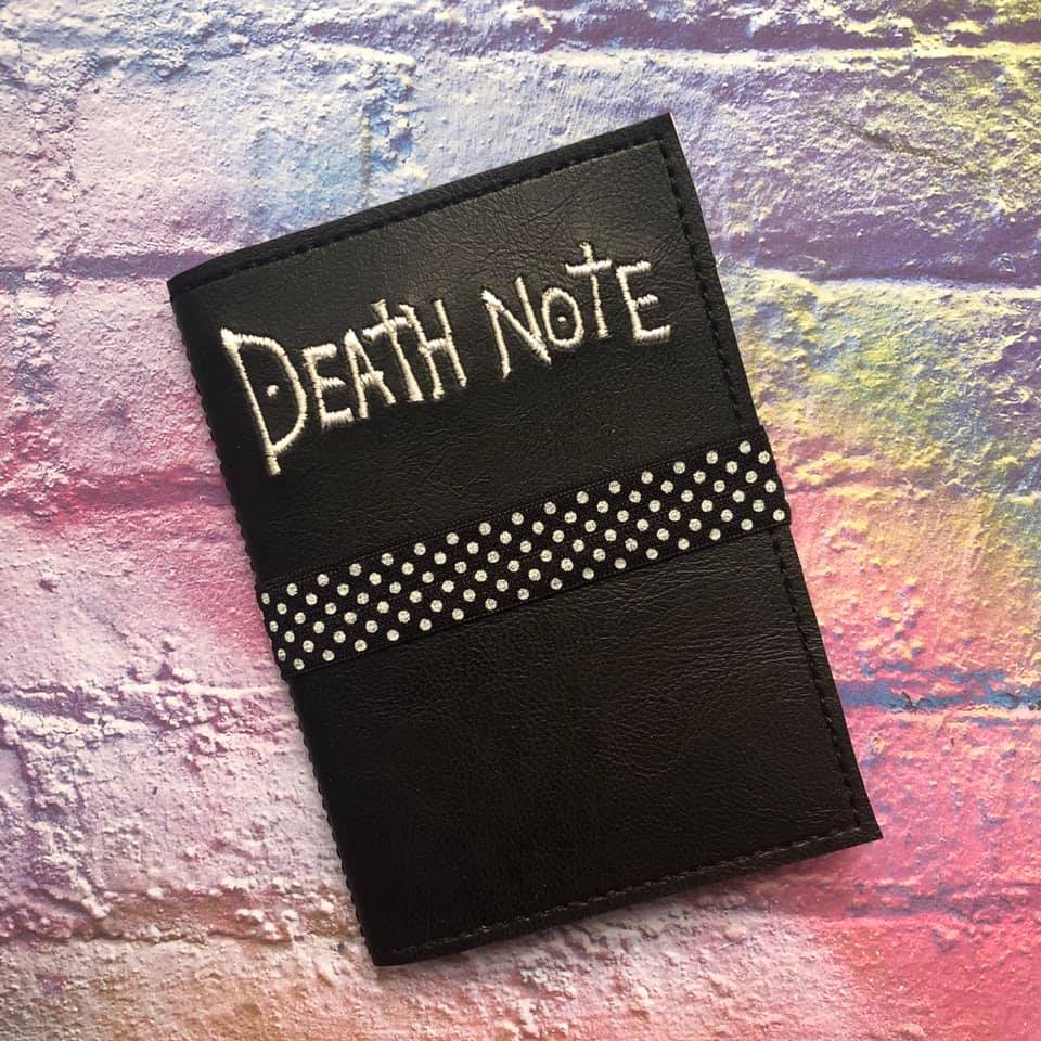ITH Digital Embroidery Pattern for Death Note Mini Comp Notebook Cover ...