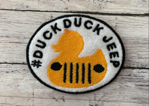 ITH Digital Embroidery Pattern for #DuckDuckJeep Patch, 4X4 Hoop