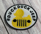 ITH Digital Embroidery Pattern for #DuckDuckJeep Patch, 4X4 Hoop