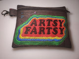 ITH Digital Embroidery Pattern for Artsy Fartsy Cash Card 4.8X3.9 Zipper Pouch, 5X7 Hoop
