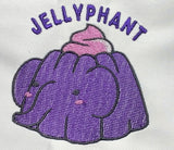 ITH Digital Embroidery Pattern for Jellyphant 4X4 Stand Alone Design, 4X4 Hoop