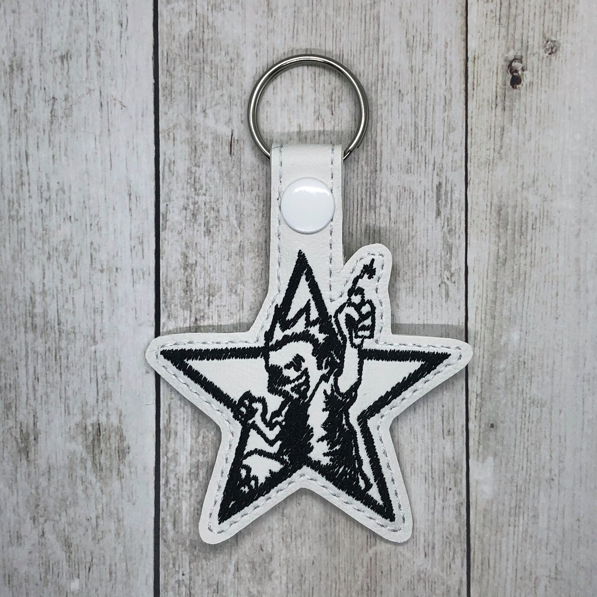 ITH Digital Embroidery Pattern for Less Than Jake 2 Snap Tab / Key Cha ...