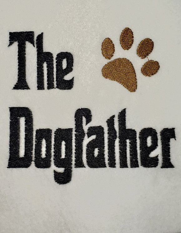 ITH Digital Embroidery Pattern for The Dogfather 4X4 Stand Alone, 4X4 Hoop