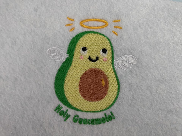 ITH Digital Embroidery Pattern for Holy Guacamole 4X4 Stand Alone Design, 4X4 Hoop